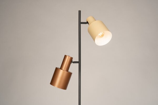 Stojací moderní lampa Verticolla Brown 2 (LMD)