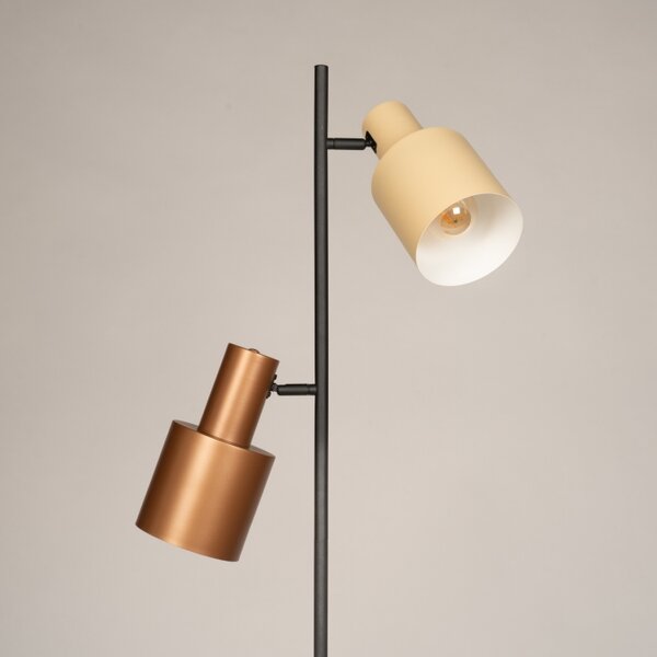Stojací moderní lampa Verticolla Brown 2 (LMD)