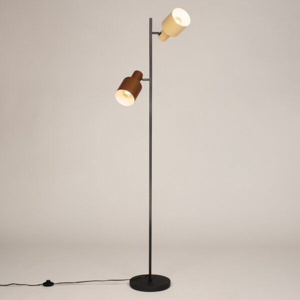 Stojací moderní lampa Verticolla Brown 2 (LMD)