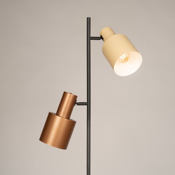 Stojací moderní lampa Verticolla Brown 2 (LMD)