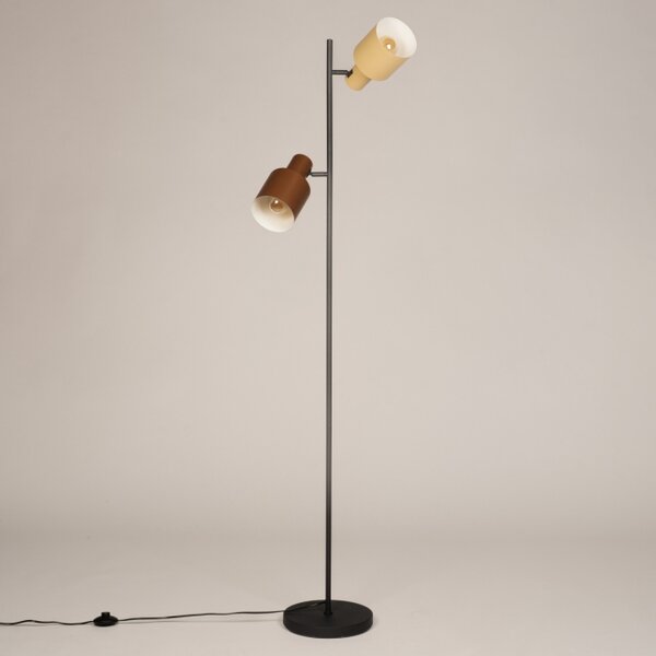 Stojací moderní lampa Verticolla Brown 2 (LMD)