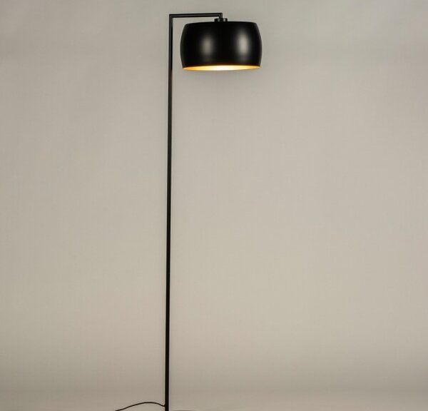 Stojací designová lampa Pallas Bond Black and Gold (LMD)