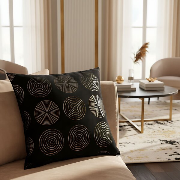 Tutumi Povlak na polštář LUXOT BC08 45x45 cm černý