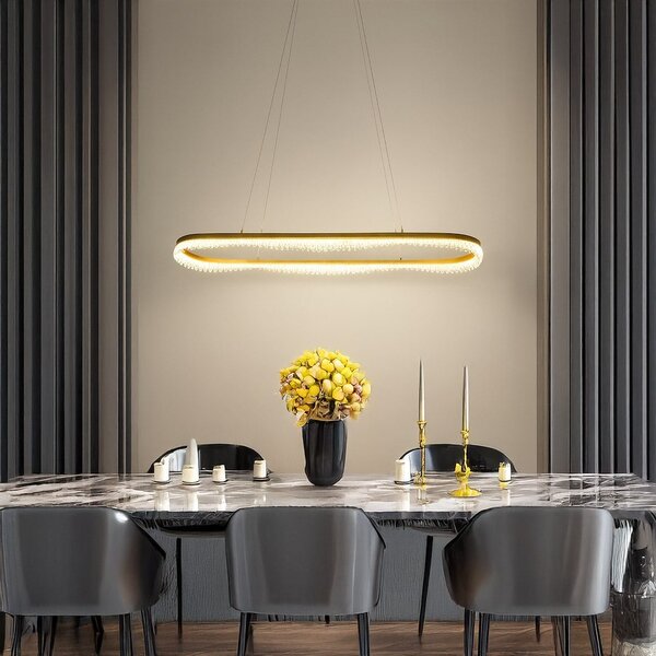 Závěsné LED svítidlo Preciosa, 1x LED 45w, 4000k, g