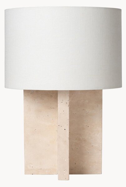 Stolní lampa's lněným stínidlem Gijon
