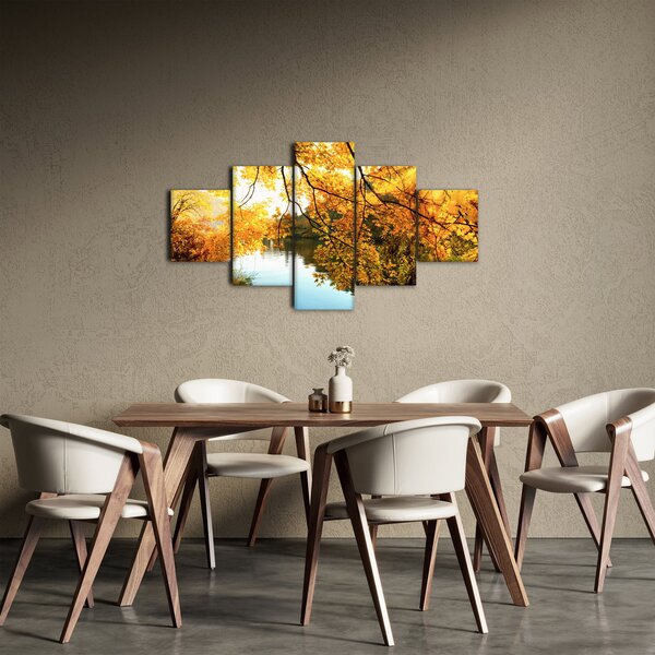 Obraz - Podzimní strom (125x70 cm)