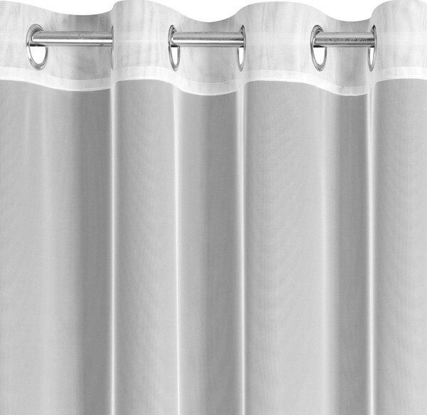 ZÁCLONA NA KROUŽCÍCH TALIA 350X250 CM VZOROVANÁ