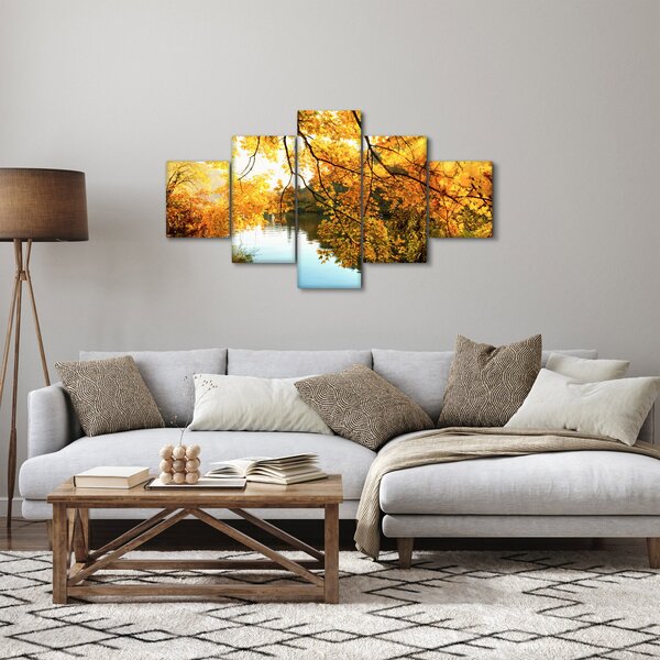 Obraz - Podzimní strom (125x70 cm)