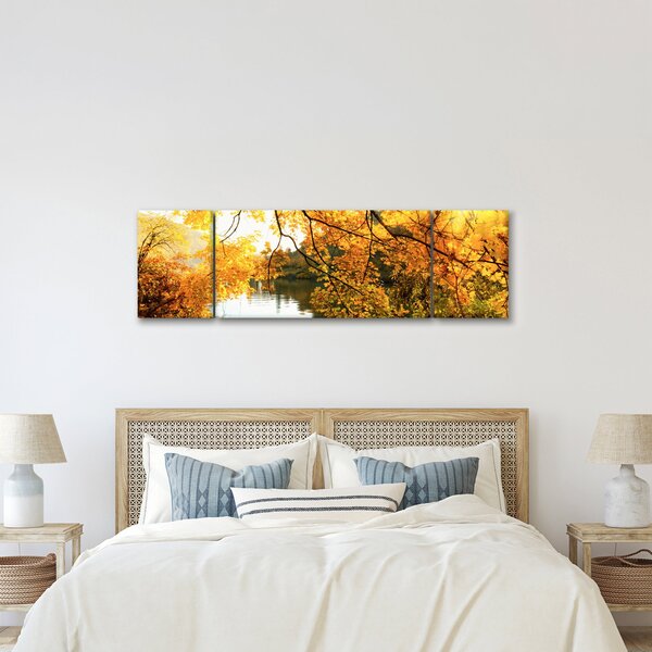 Obraz - Podzimní strom (170x50 cm)