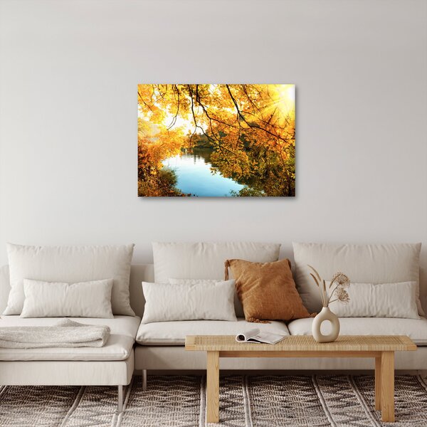 Obraz - Podzimní strom (70x50 cm)