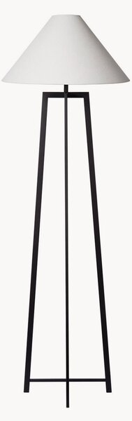 Stojací lampa's lněným stínidlem Leoni