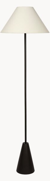 Stmívatelná stojací lampa's lněným stínidlem Akiti