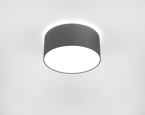 NOWODVORSKI LED přisazené osvětlení CAMERON, šedé, E27, 2x25W, 35cm, kulaté 9687