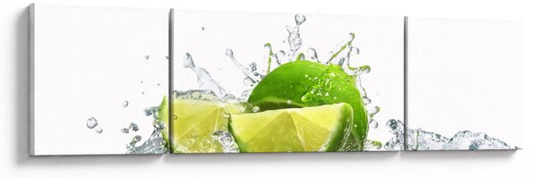 Obraz - Limetky (170x50 cm)