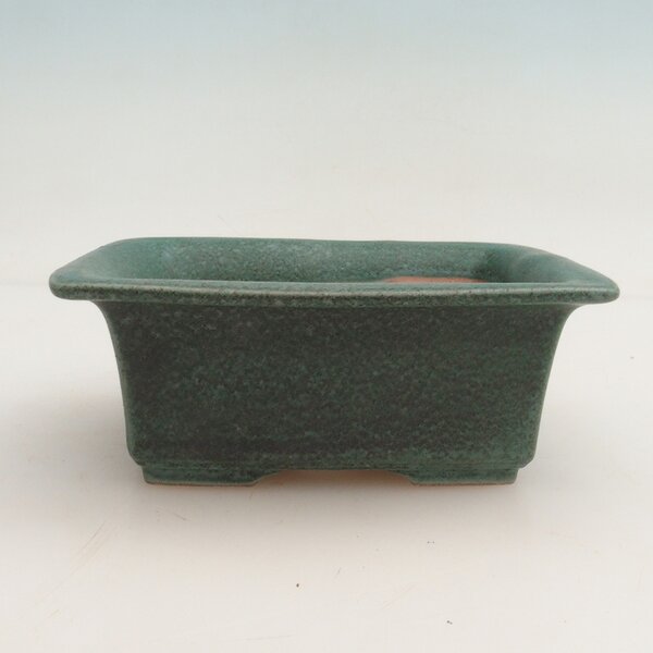 E-bonsai Bonsai miska + podmiska H11 - 11,5 x 10 x 4 cm. - zelená