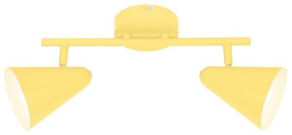 CLX Nástěnné / stropní bodové dětské svítidlo AGOSTINO, žluté