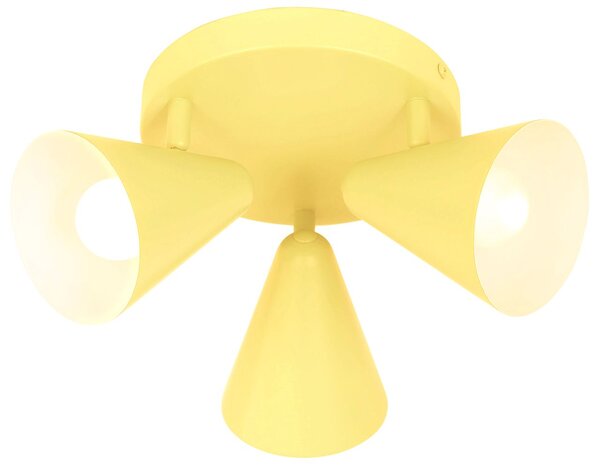 CLX Stropní bodové svítidlo do dětského pokoje AGOSTINO, žluté 98-68828