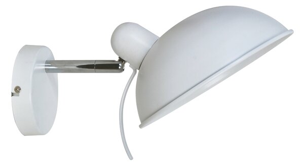 CLX Nástěnná flexibilní lampa DELFINO, bílá 21-51448