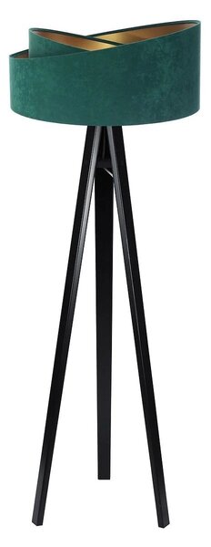 BPS koncept Stojací lampa Galaxy, v.146cm, zelené stínidlo, 1xE27, ø 50 cm Barva podstavy: Šedá