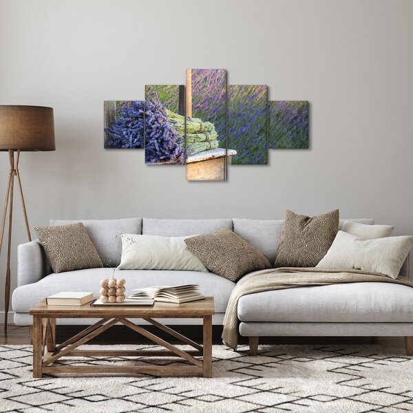 Obraz - Levandulové svazky (125x70 cm)