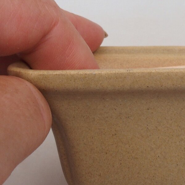 E-bonsai Mini bonsai miska 7,5 x 7,5 x 4,5 cm hnědá