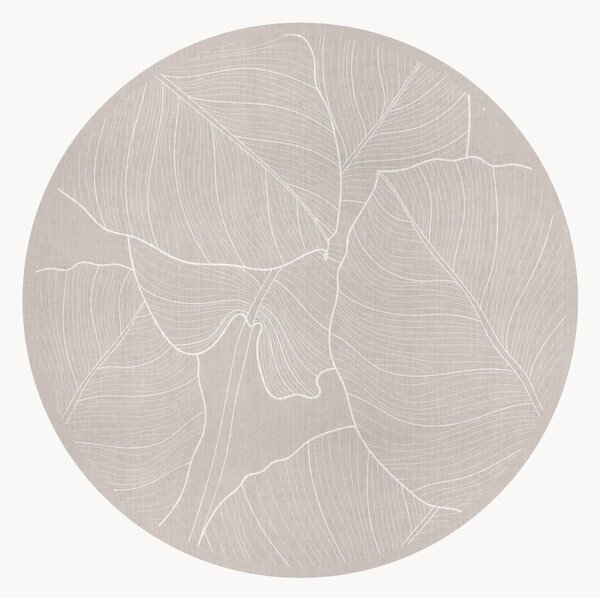 Vinylová rohožka's protiskluzovou vrstvou Hojas Beige