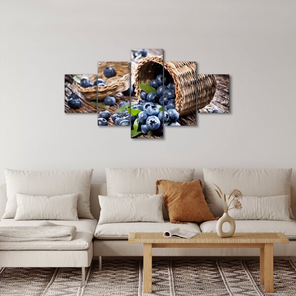 Obraz - Šťavnaté borůvky (125x70 cm)