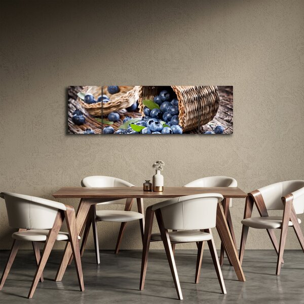 Obraz - Šťavnaté borůvky (170x50 cm)