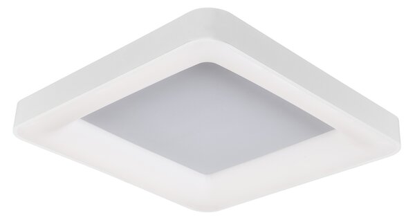 ITALUX Stropní přisazené LED svítidlo GIACINTO, 50W, teplá bílá, 60x60cm, hranaté, bílé 5304-850SQC-WH-3
