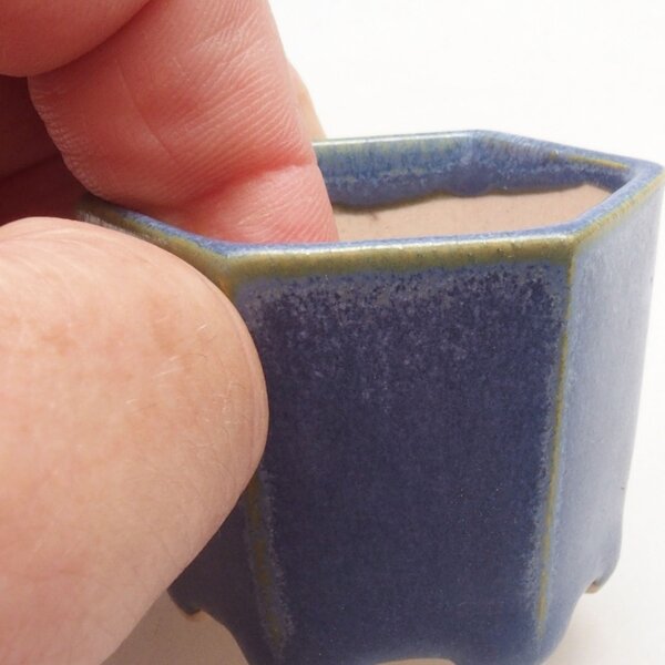 E-bonsai Mini bonsai miska 4,5 x 4 x 3,5 cm modrá