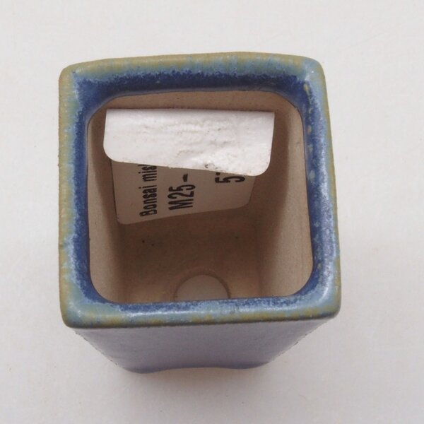 E-bonsai Mini bonsai miska 3 x 3 x 5 cm modrá