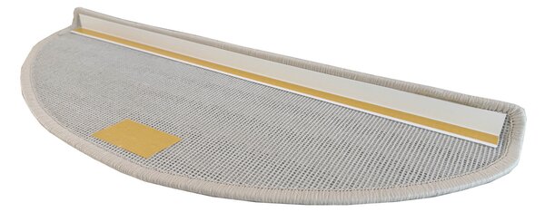 Vopi Nášlapy na schody Laguna krémová půlkruh, samolepící - 24x65 půlkruh (rozměr včetně ohybu)