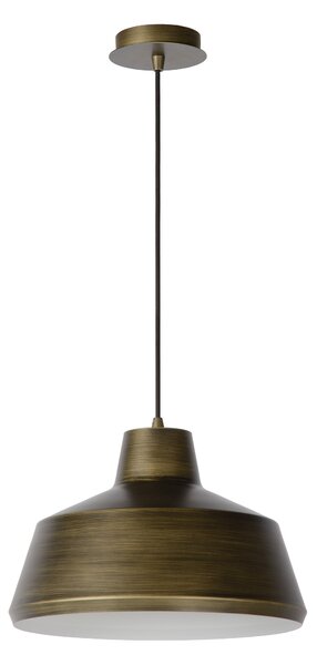 LUCIDE Závěsné osvětlení v industriálním stylu NEIL, 1xE27, 60W, bronzové 21414/35/03