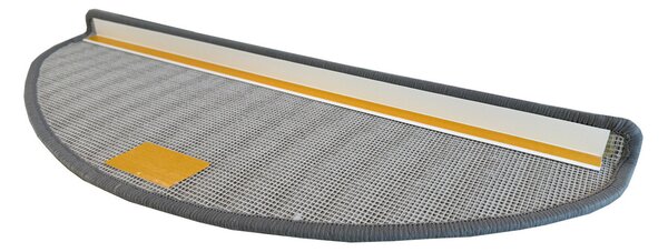 Vopi Nášlapy na schody Laguna šedá půlkruh, samolepící - 24x65 půlkruh (rozměr včetně ohybu)