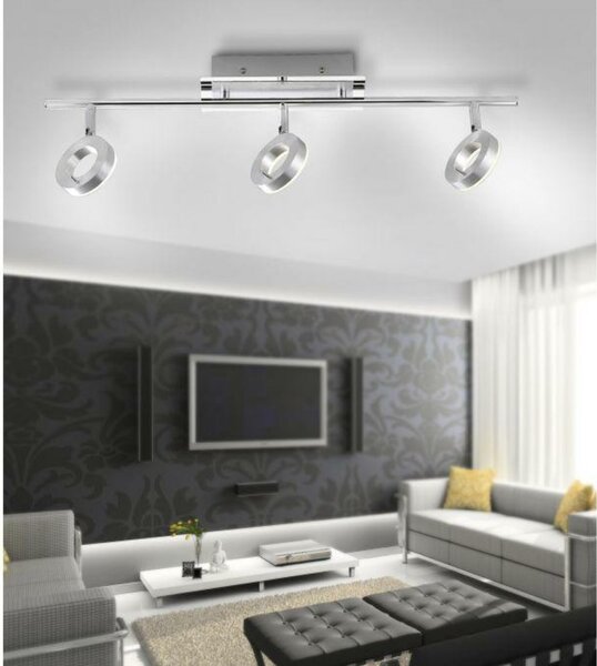 PAUL NEUHAUS LED stropní bodové svítidlo, 3-ramenné, moderní design 3000K PN 6785-96