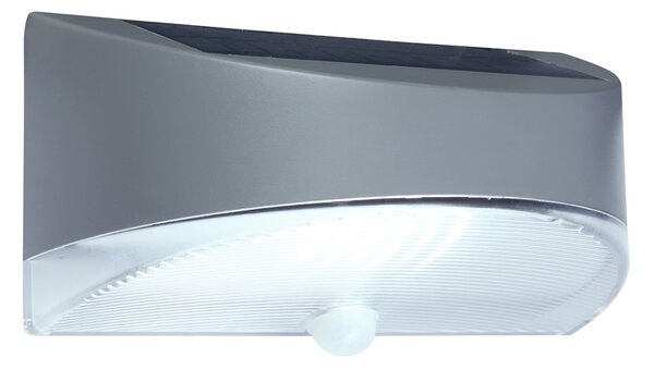 LUTEC Venkovní LED nástěnné solární osvětlení s čidlem BREAD, 1,2W, denní bílá, IP44 6901501000