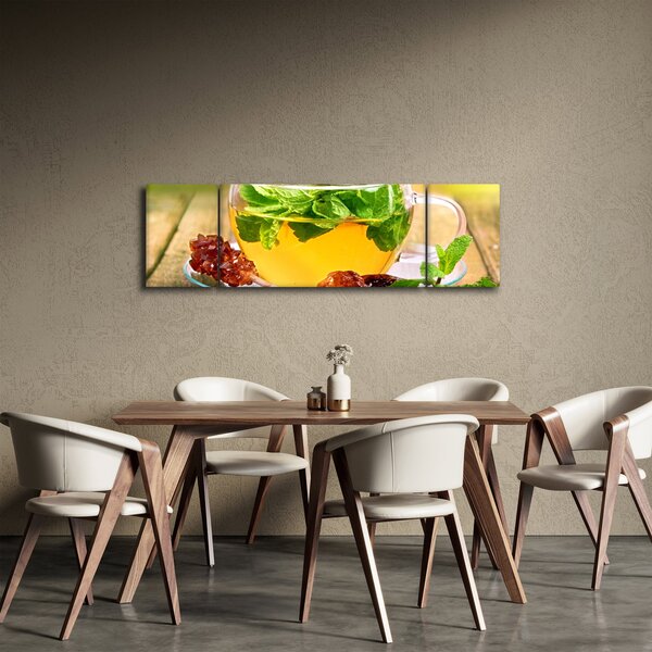 Obraz - Čaj (170x50 cm)