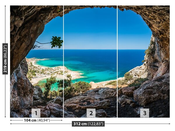 Fototapeta Řecko jeskyně 104x70