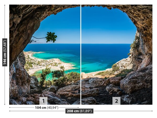 Fototapeta Řecko jeskyně 104x70