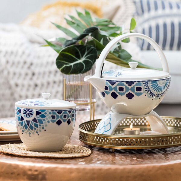 Villeroy&Boch Tea Passion Medina cukřenka a mlékovka 2v1, 0,13l./0,11l