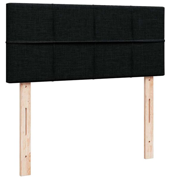 Box spring postel s matrací černá 120x190 cm textil 3287397