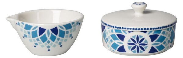 Villeroy&Boch Tea Passion Medina cukřenka a mlékovka 2v1, 0,13l./0,11l