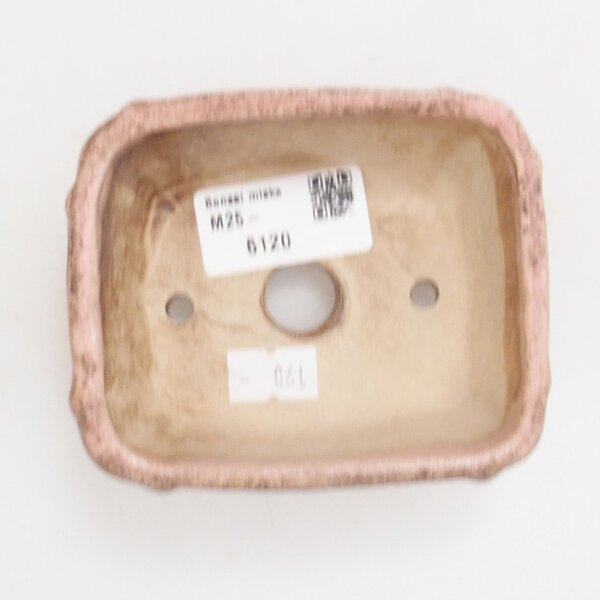 E-bonsai Keramická bonsai miska 10 x 8,5 x 4,5 cm růžová