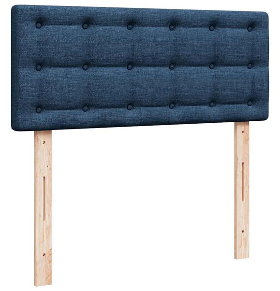 Box spring postel s matrací černá 120x190 cm textil 3287415