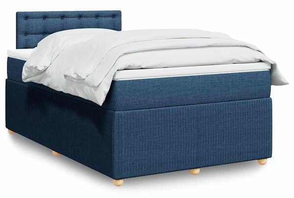 Box spring postel s matrací černá 120x190 cm textil 3287415