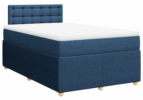 Box spring postel s matrací černá 120x190 cm textil 3287415