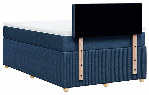 Box spring postel s matrací černá 120x190 cm textil 3287415