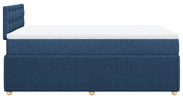Box spring postel s matrací černá 120x190 cm textil 3287415
