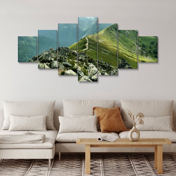 Obraz - Horská krajina (210x100 cm)