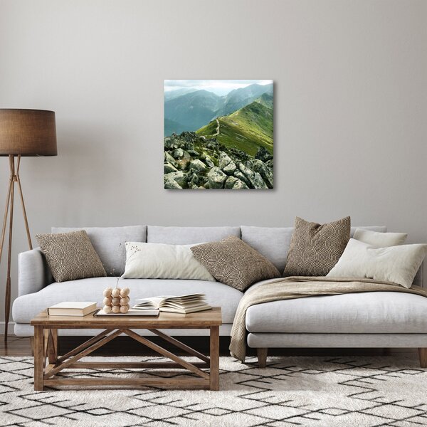 Obraz - Horská krajina (30x30 cm)